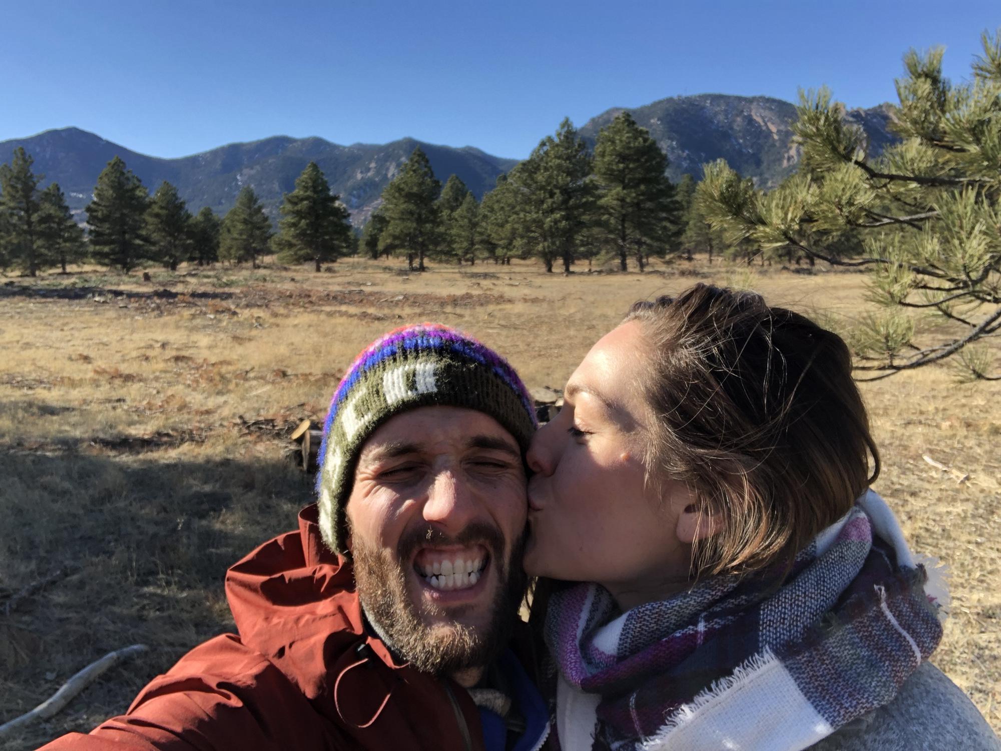 Anna's 30th birthday hike, Flatirons, CO