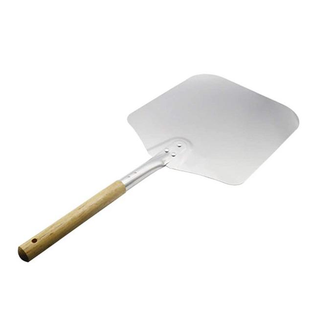 Beher Pizza Peel Wooden Handle Pizza Shovel Aluminum Spade Kitchen Tableware Tools