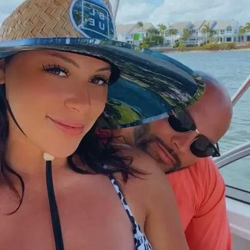 The first time he took me out on the boat.