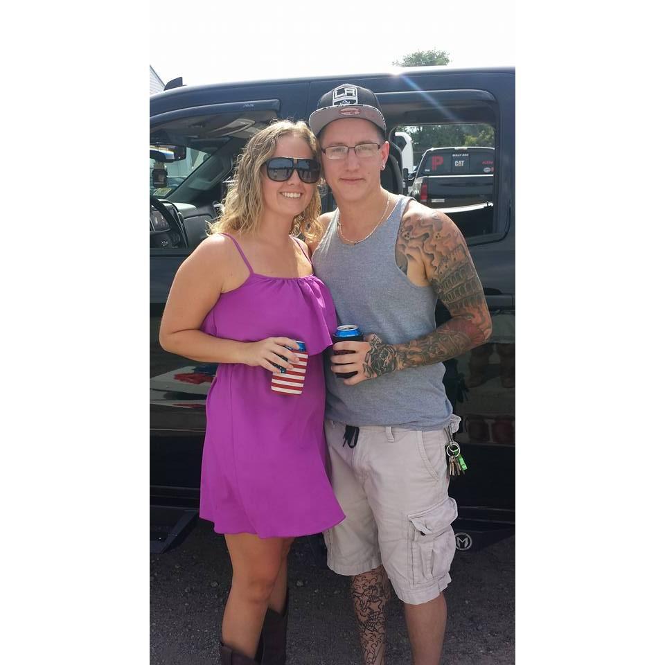 Our first concert together in 2015.