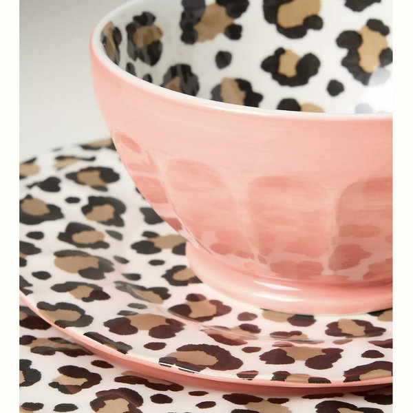 Chintzware Leopard Stoneware Cereal Bowl - Leopard, One Size