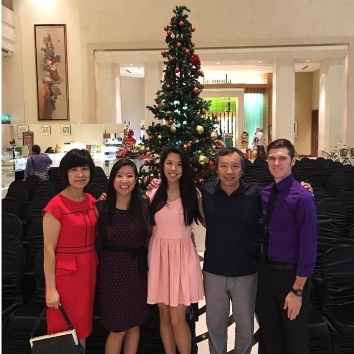 Meeting the fam for the first time in Taiwan!