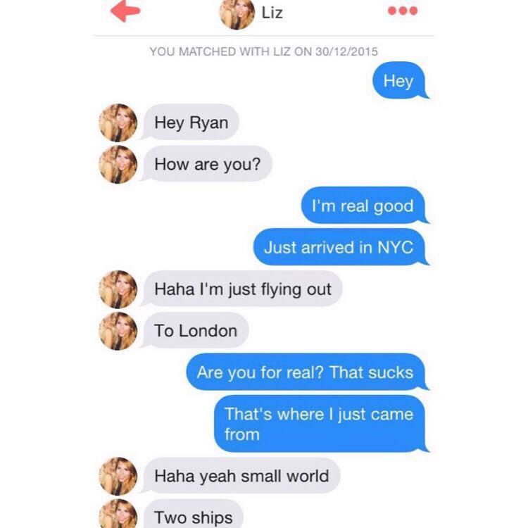The original message where we matched!