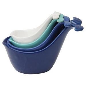Stoneware Whale Shaped Measuring Cups