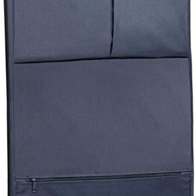 WallyBags Travel Garment Bag with Pockets, Navy, 52-inch