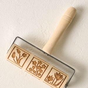 Floral Embossed Mini Rolling Pin