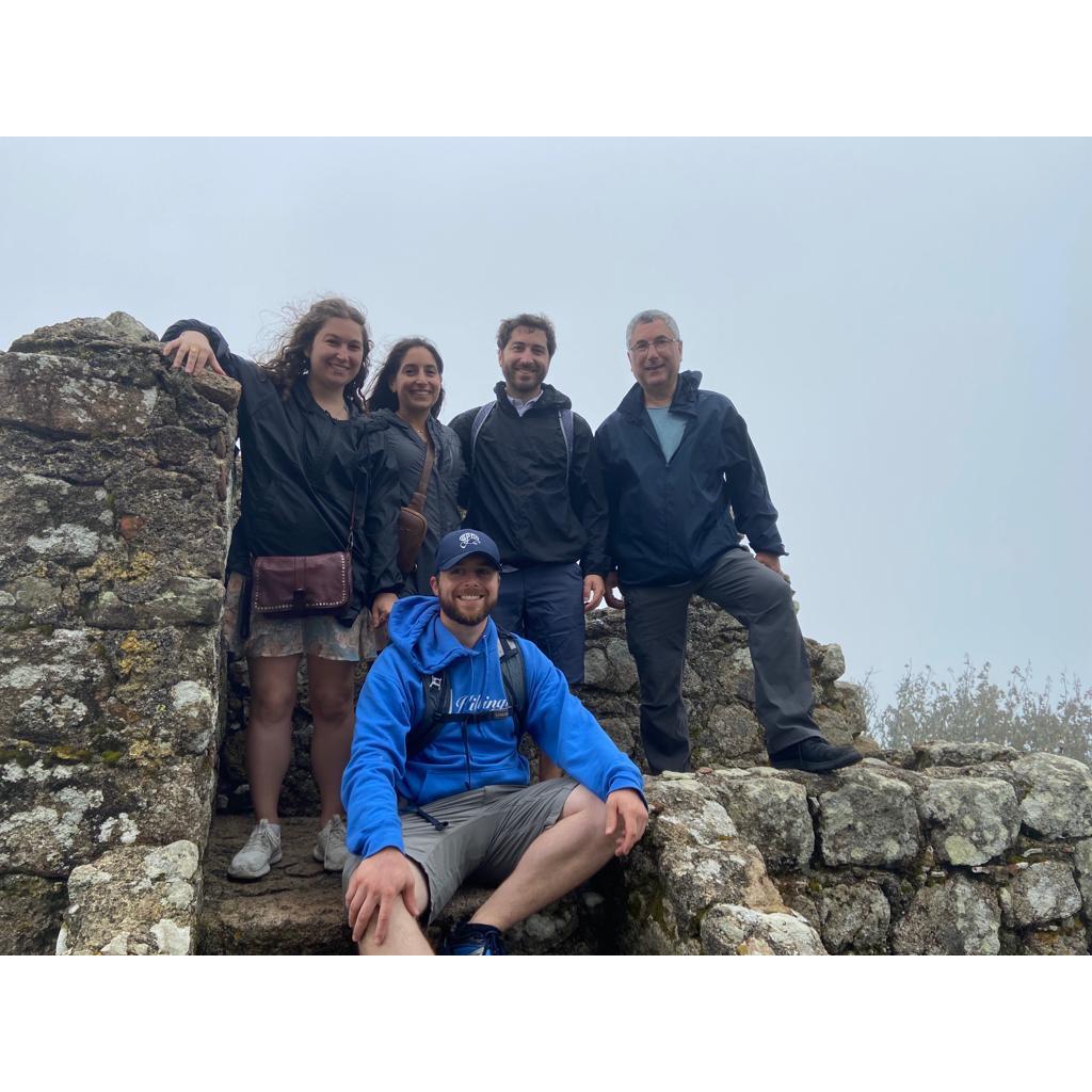 Carlye, Nicole, Derek, Matt and Charlie raiding the Moorish Castle 2023