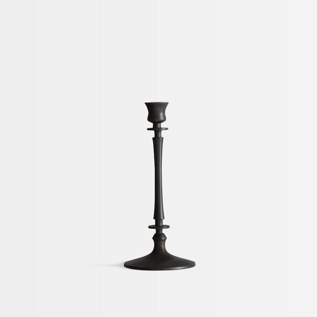 Booker Candleholders, Medium Taper, Bronze