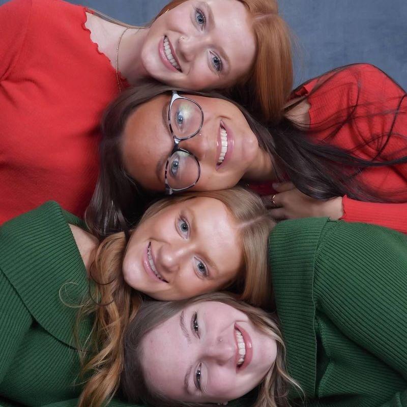 Madelyn and her sisters. Christmas of 2024!