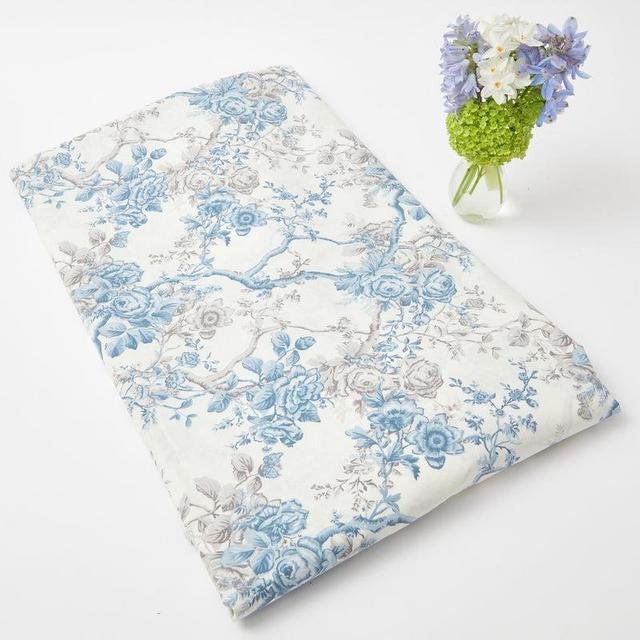 Blue Chintz Tablecloth