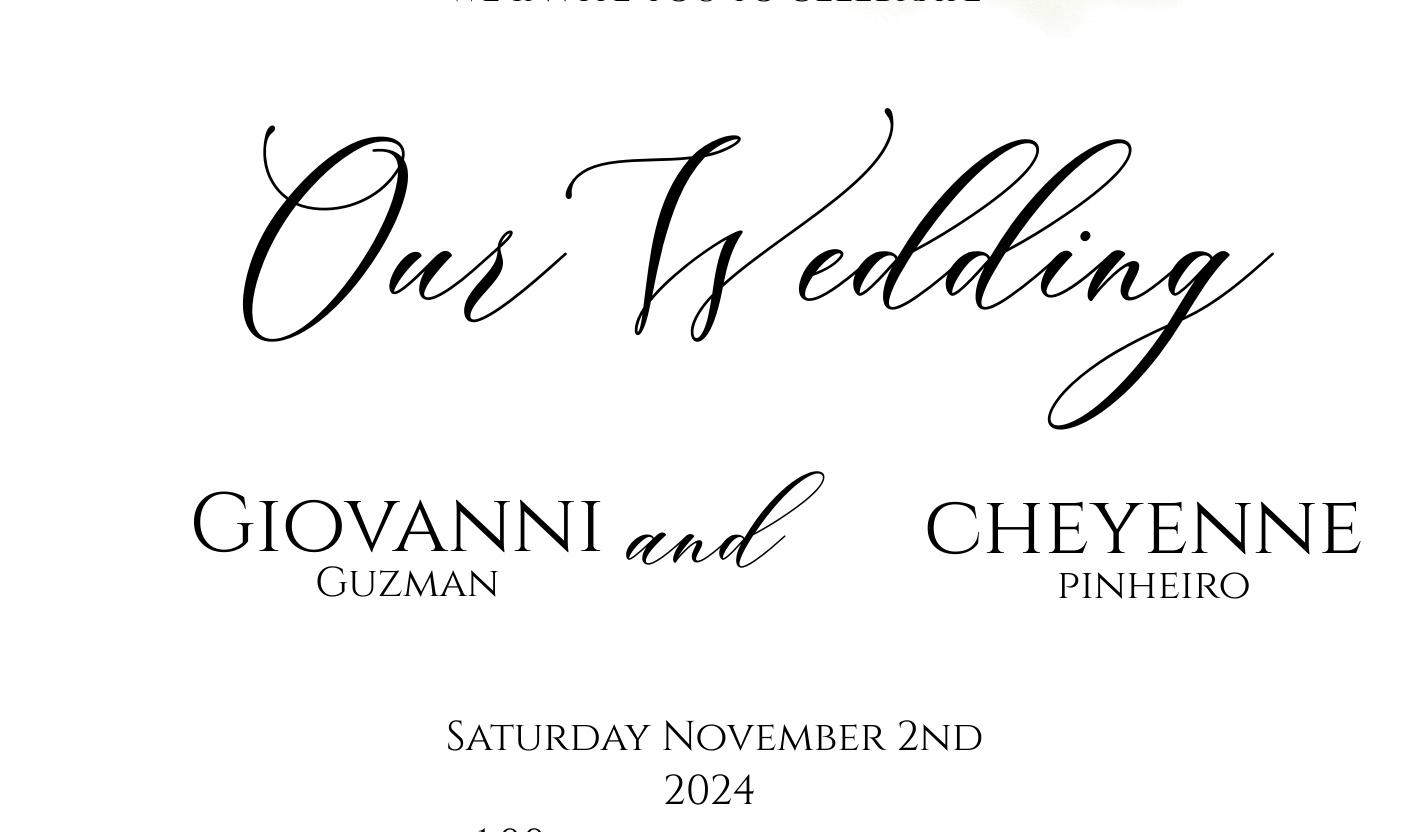 The Wedding Website of Cheyenne Pinheiro and Giovanni Guzman