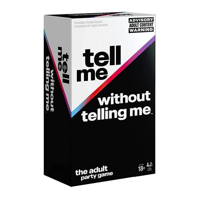 Tell Me Without Telling Me - The Viral Trend, Now A Hilarious Party Game for Bachelorette, College, Birthdays, & More, for Adults Ages 18 and up