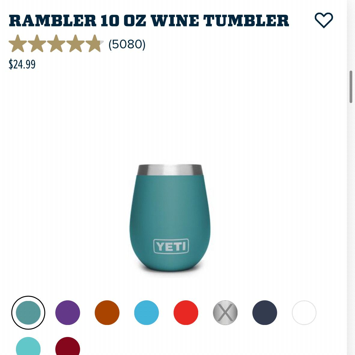 Rambler 10 oz Wine Tumbler
