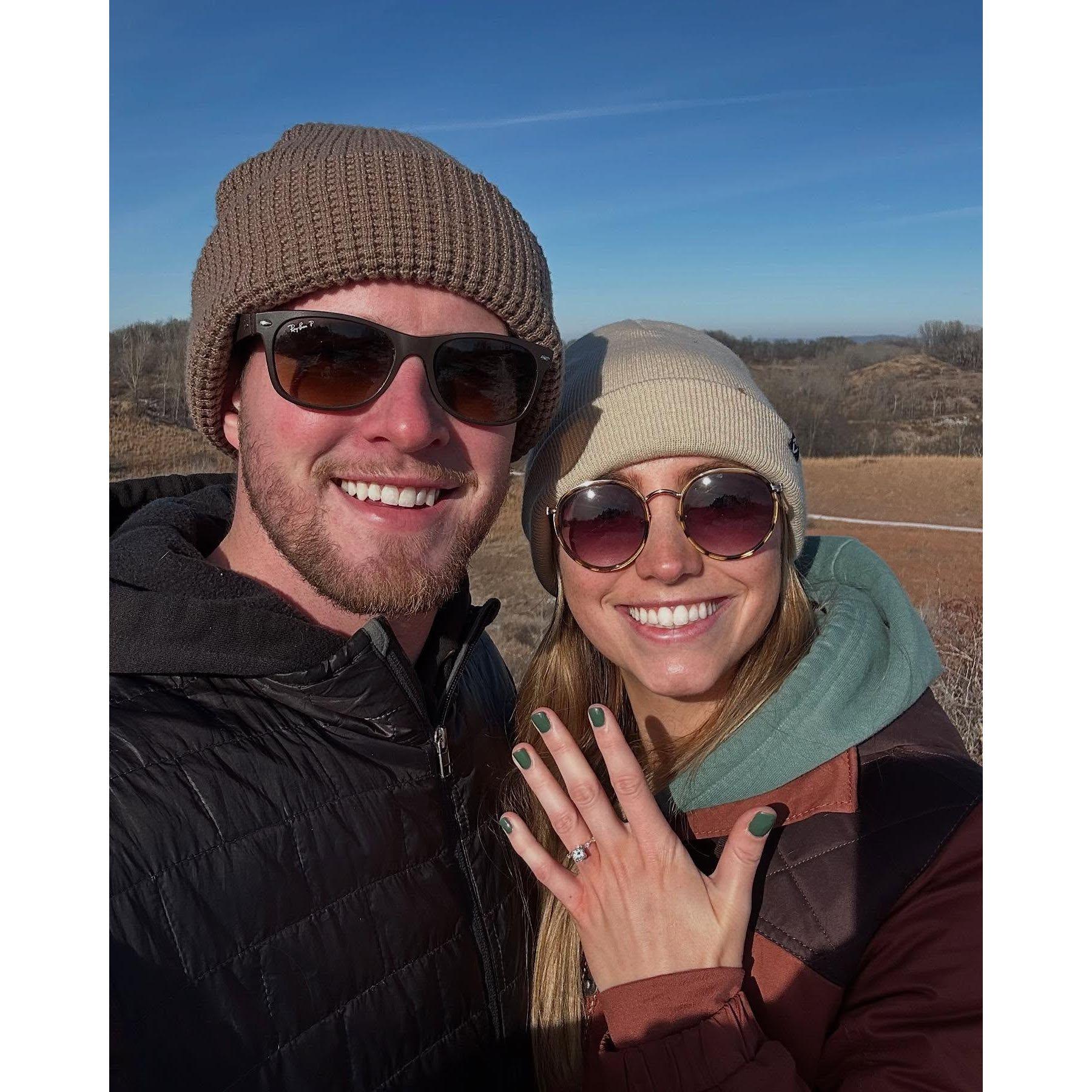 She said yes!