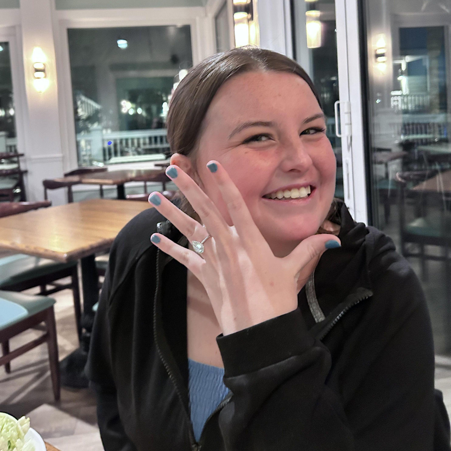 Showing off the ring!