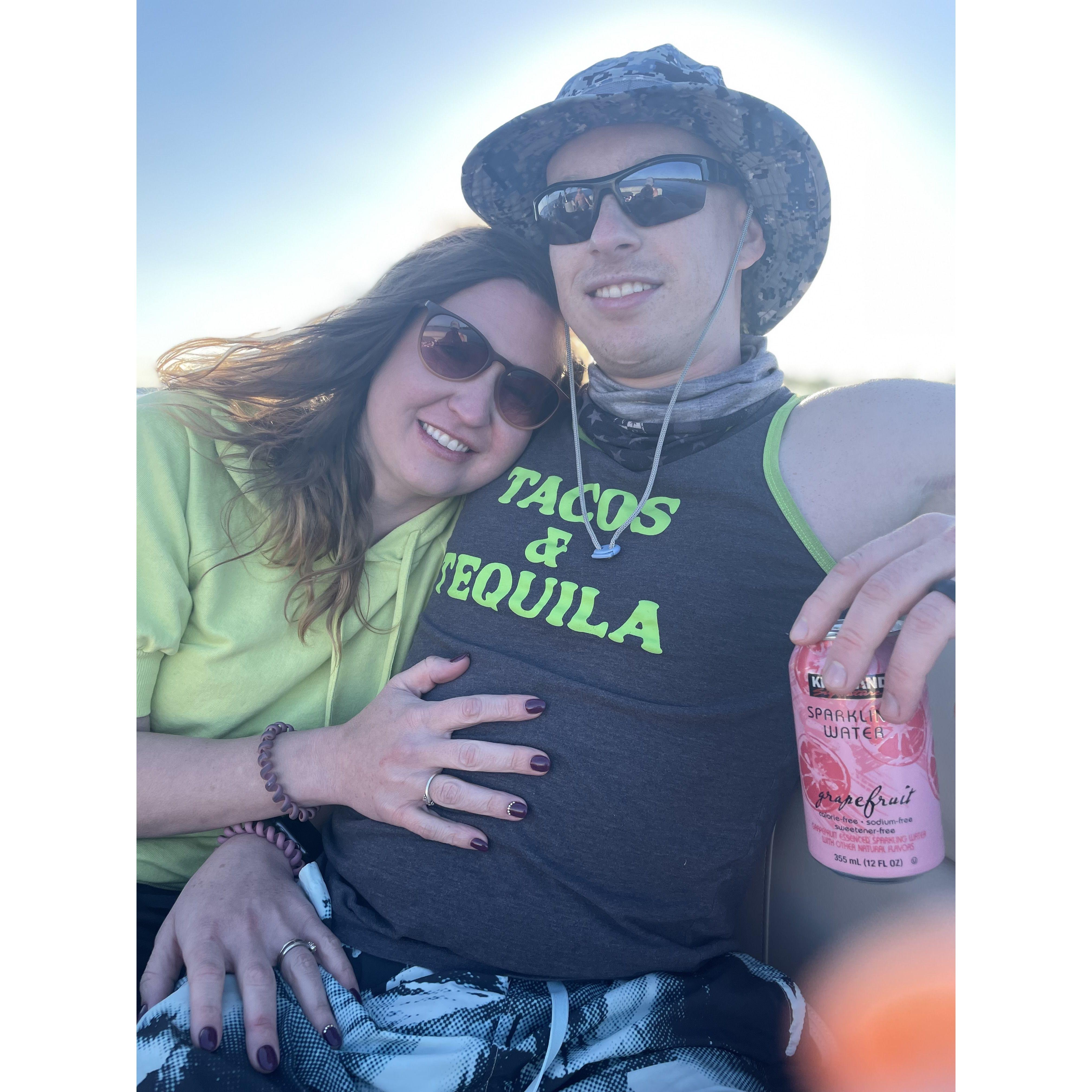 Pontooning and vacationing with our close friends