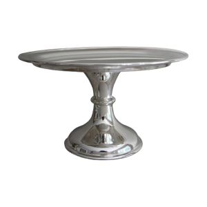 Hotel Silver Classic 10in Pedestal Cake Stand