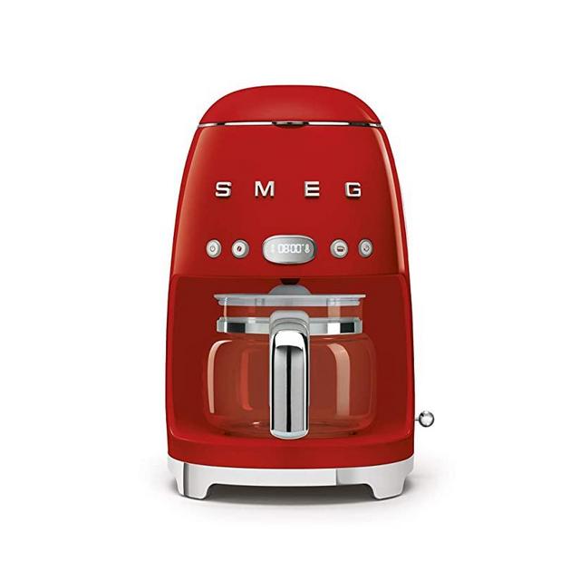 Smeg Drip Filter Coffee Machine, Red, 10 cup