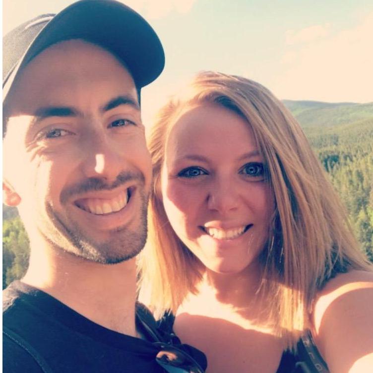 Our first hike together at Maxwell Falls, in Evergreen, CO. This is is also the same spot where Max proposed!