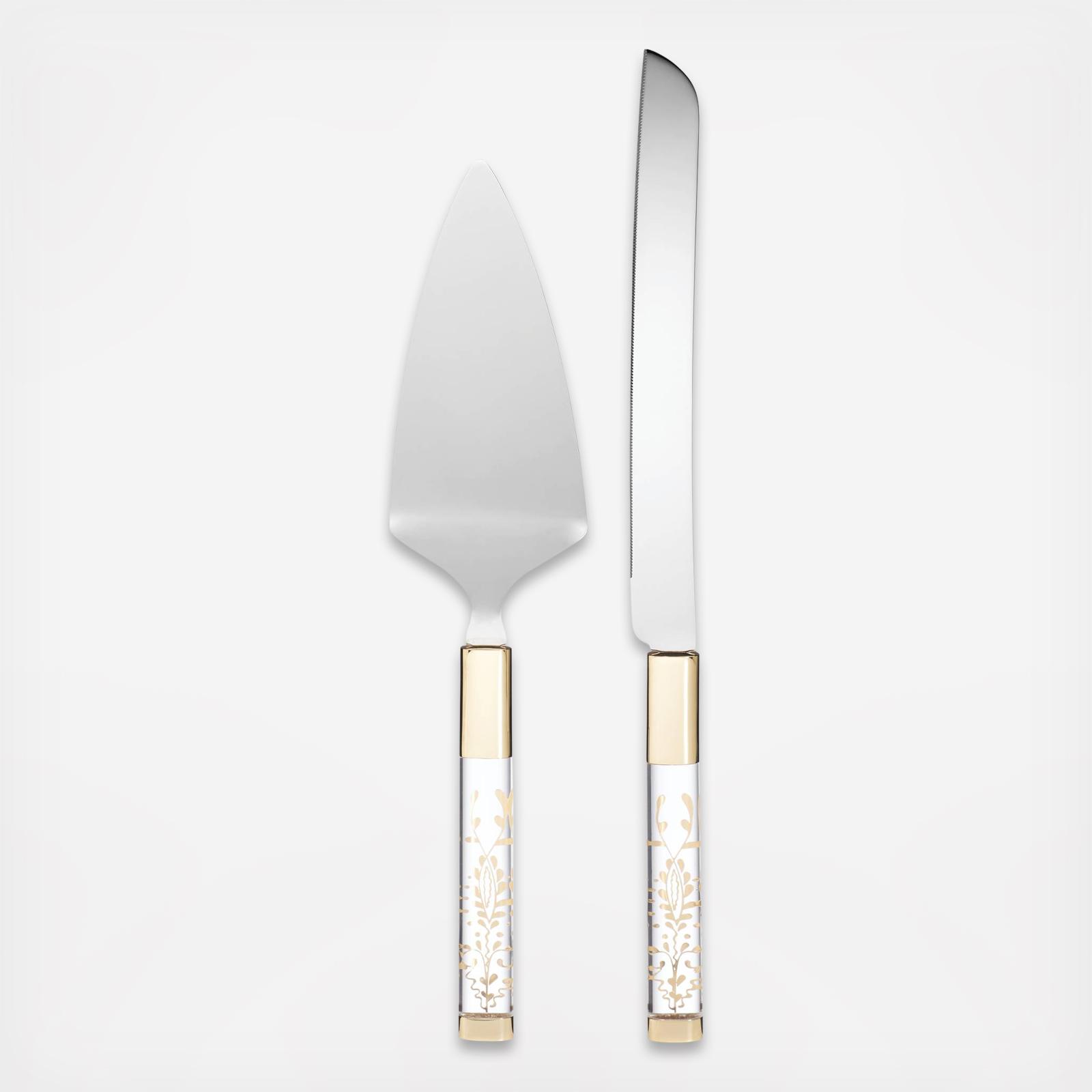 Lenox Opal Innocence Cake Knife and Server Set - Thumbnail 3