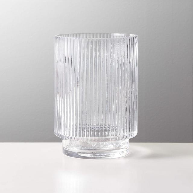 Dina Fluted Glass Vase