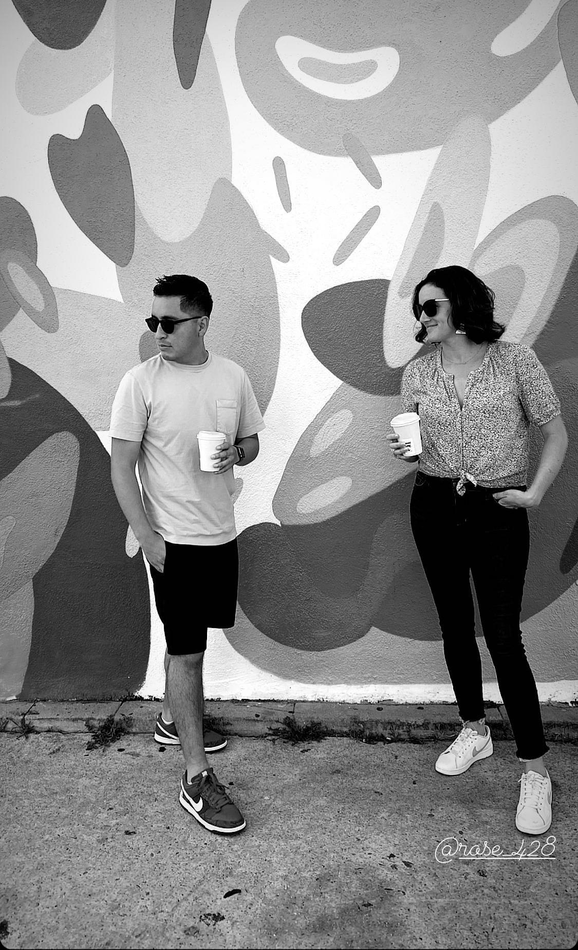 We're trying to be "Cali Cool" while roaming the streets of Venice, CA.