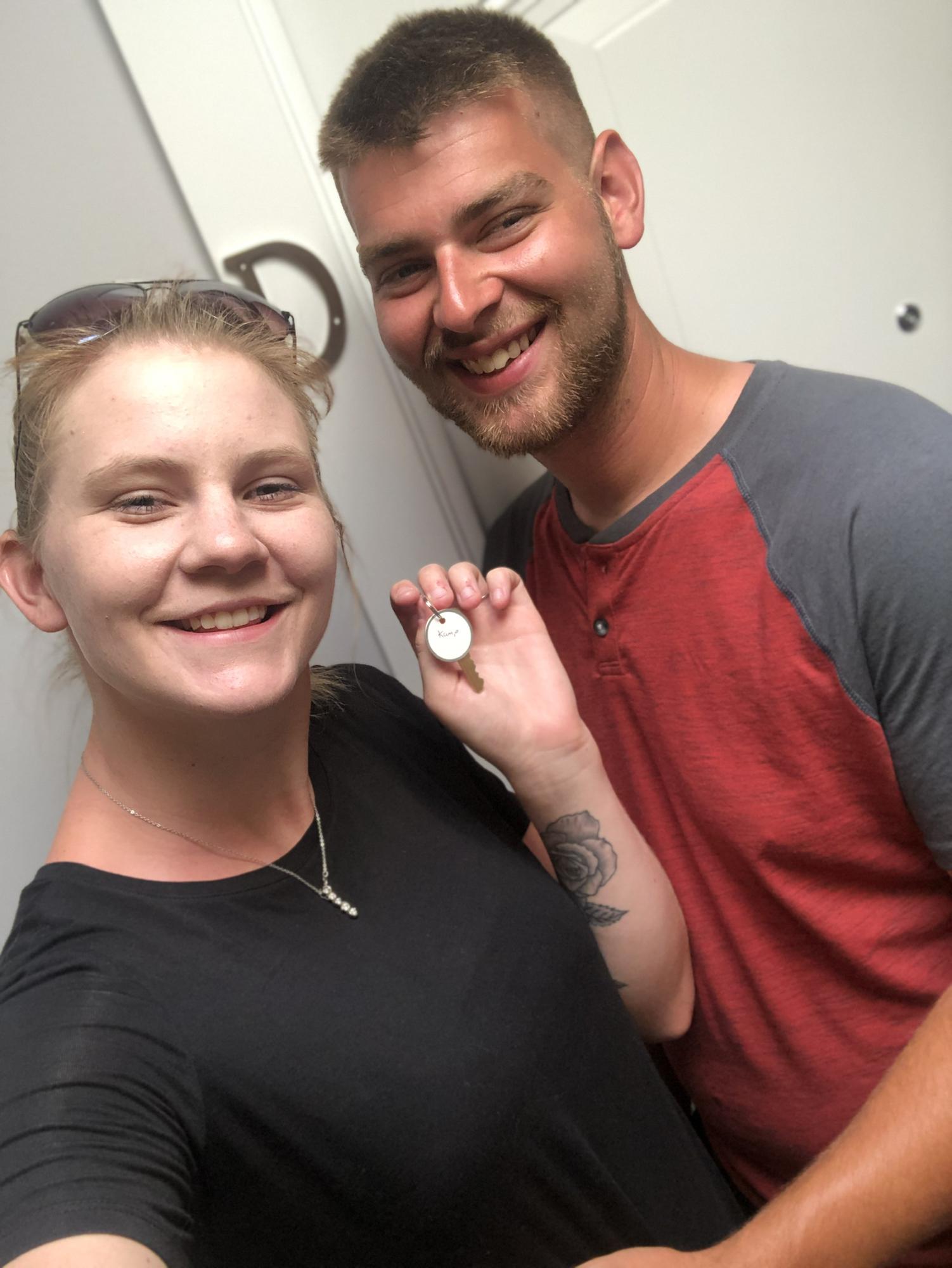 Our first official place together - this apartment will forever hold a special place in our hearts. 🥰