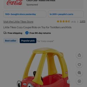 Little Tykes Red Car Coupe