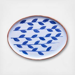 Vandvid Vine Design Oval Dinner Plate