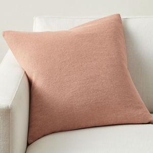 Everyday Linen Pillow Cover, 20", Rosewood