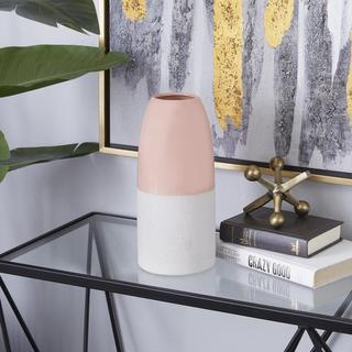 Two Tone Cylindrical Ceramic Vase