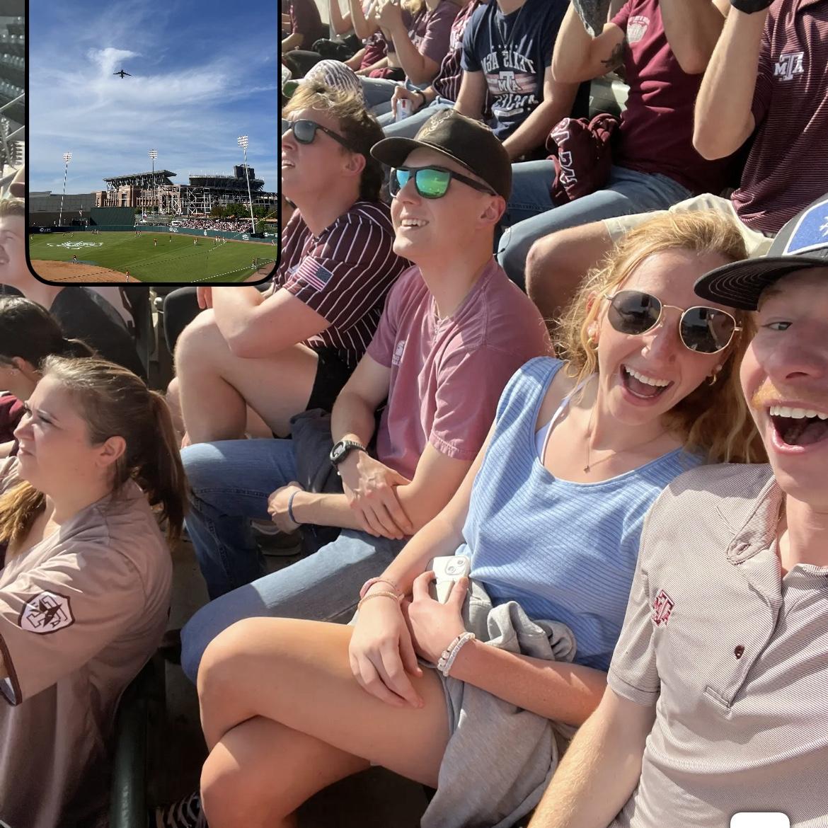 He asked me out after this aggie baseball game!