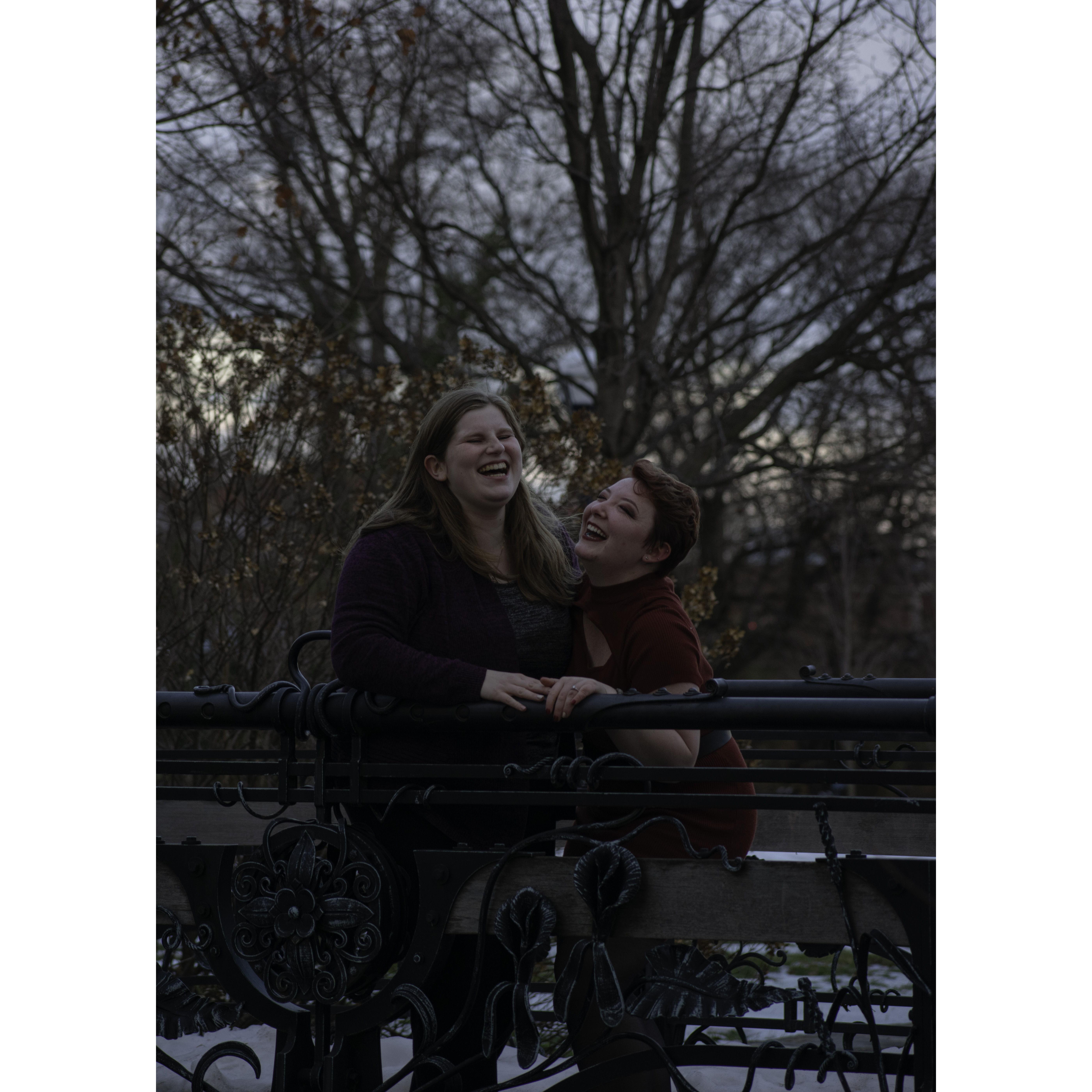 I love laughing with you