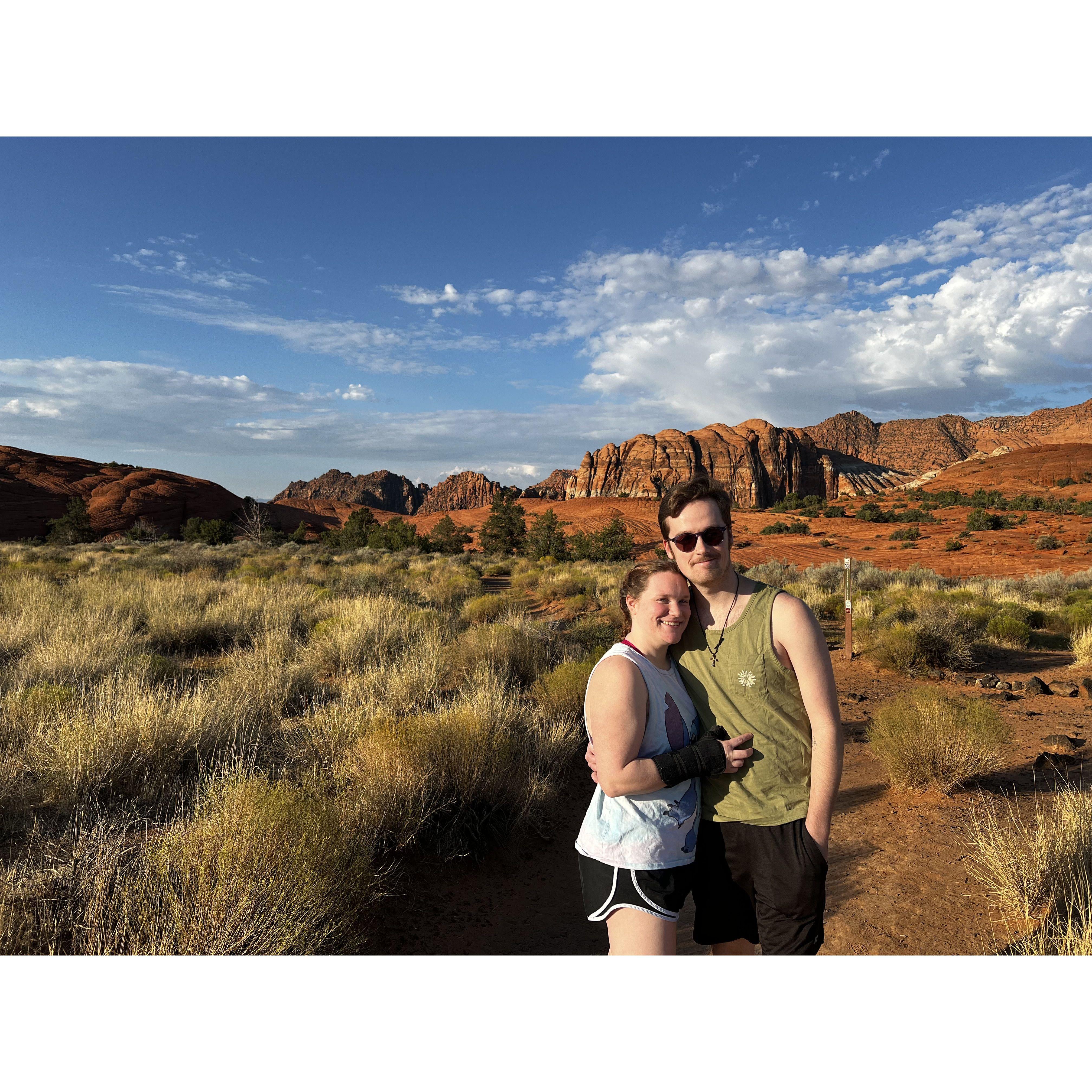 Last summer at Petrified Dunes trail in southern Utah!