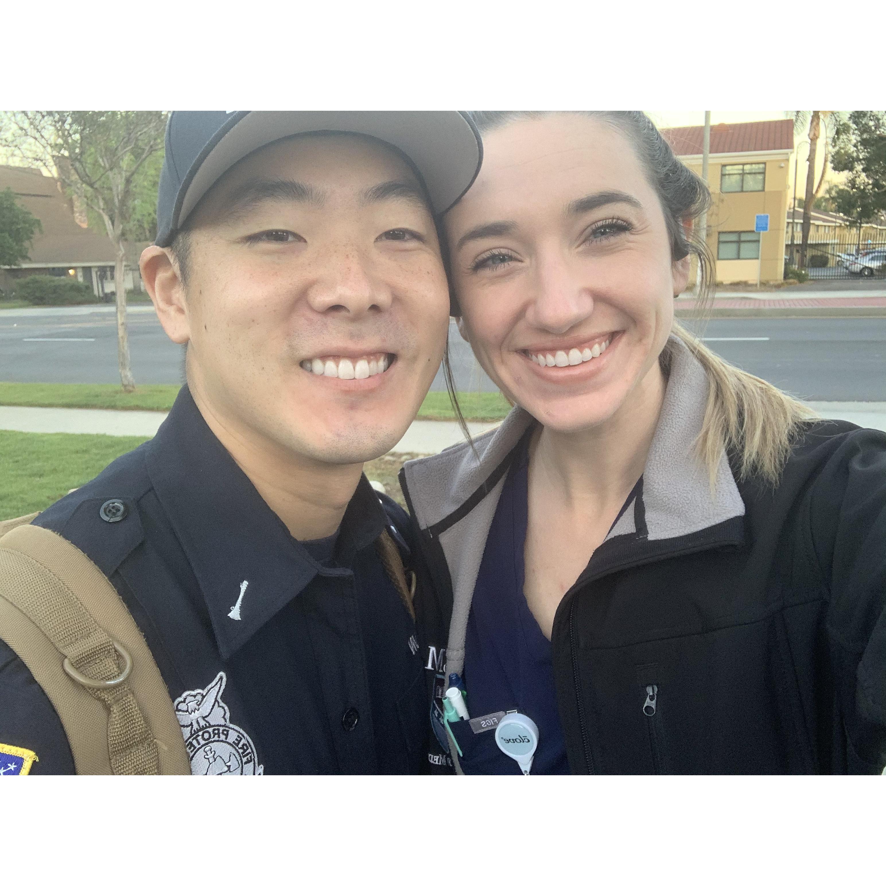 Since August 2020 Jo and I have lived together, we've been SUPER busy with school and work but love making it work. We've have my cousin Joseph + Jett and Winston living with us in Rialto, CA.