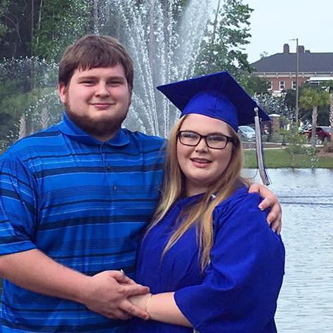 Tanya's high school graduation (2017).