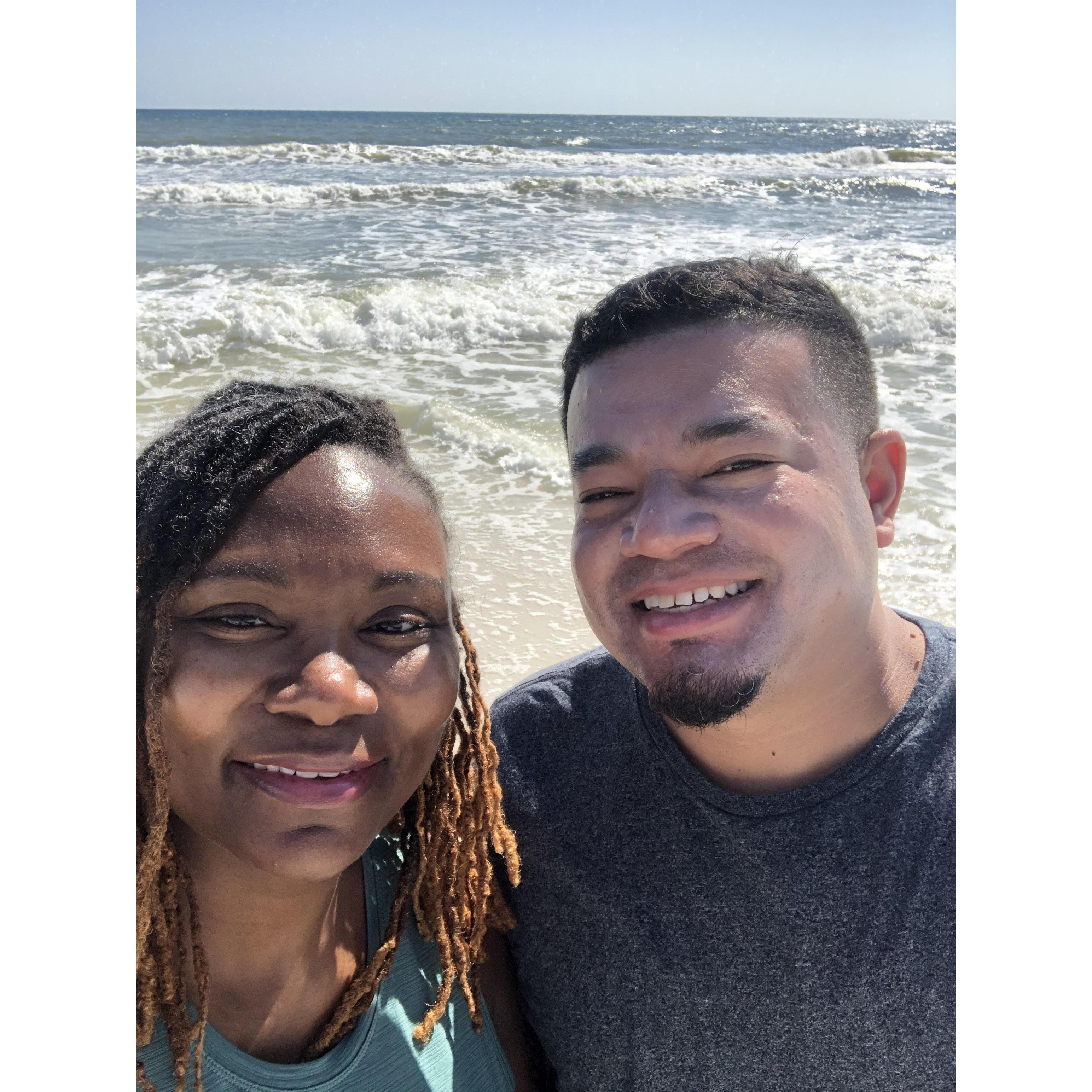 Beach fun while visiting family...