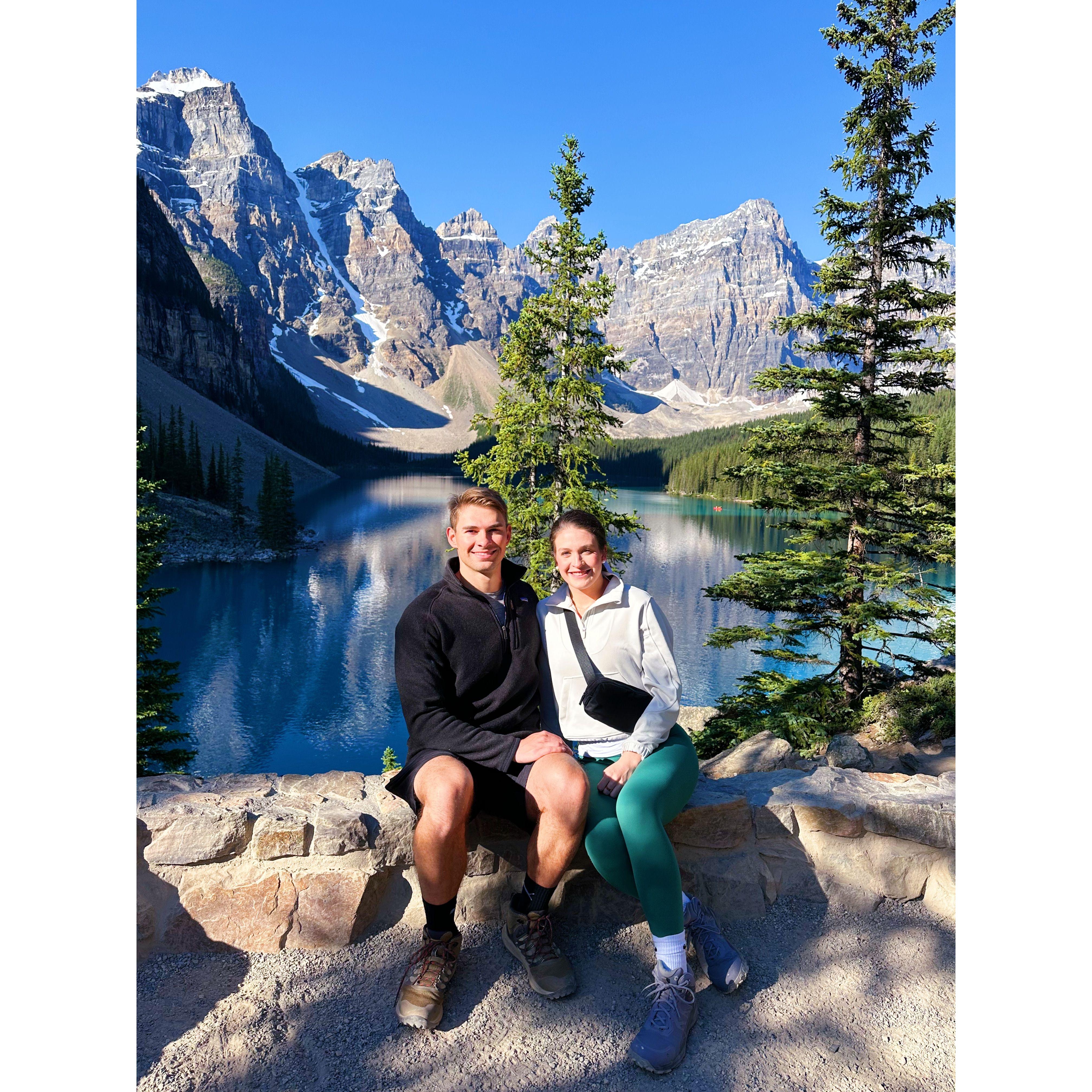 Exploring Moraine Lake!