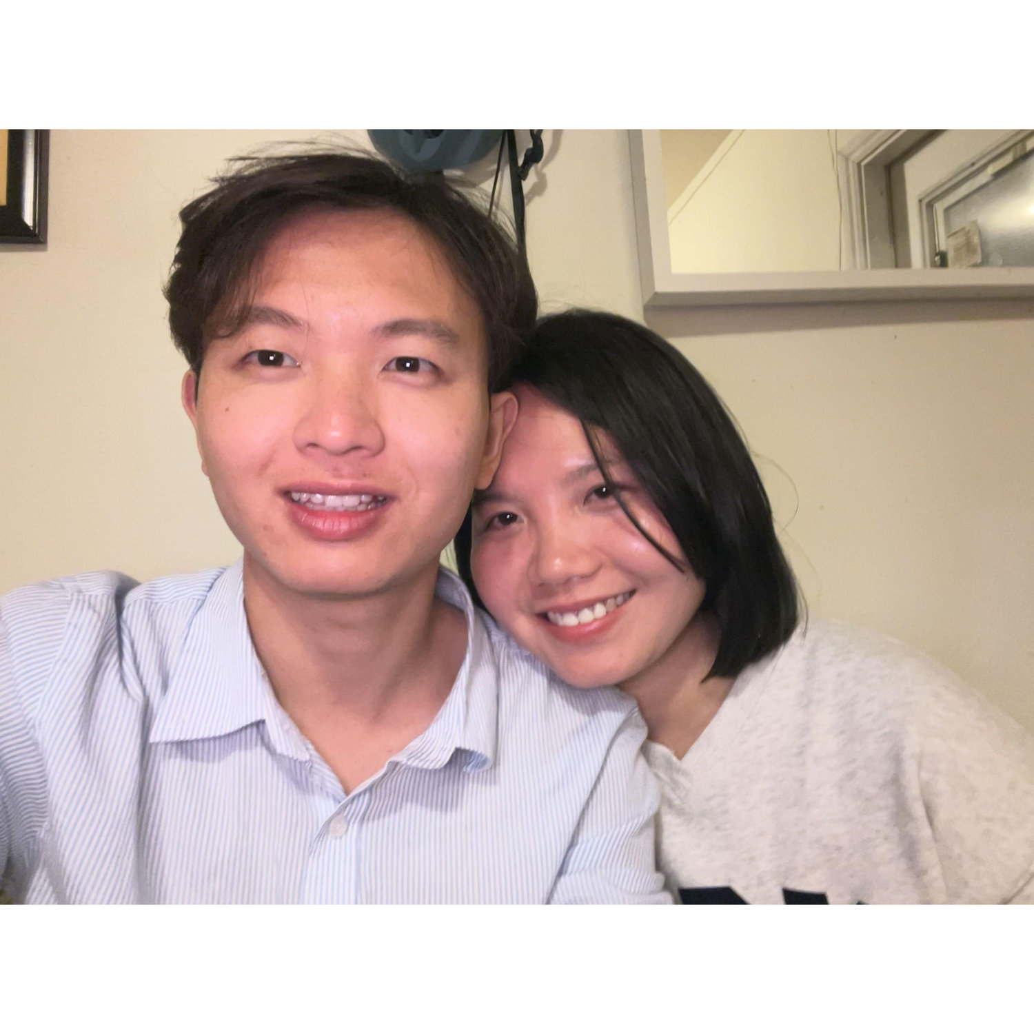 First photo we took in my apartment.