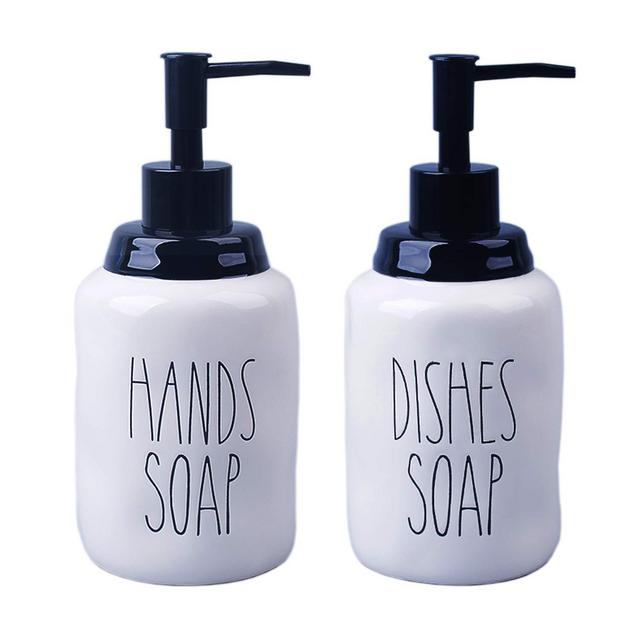 Gbrand Hands and Dishes Soap Dispenser Large (White)