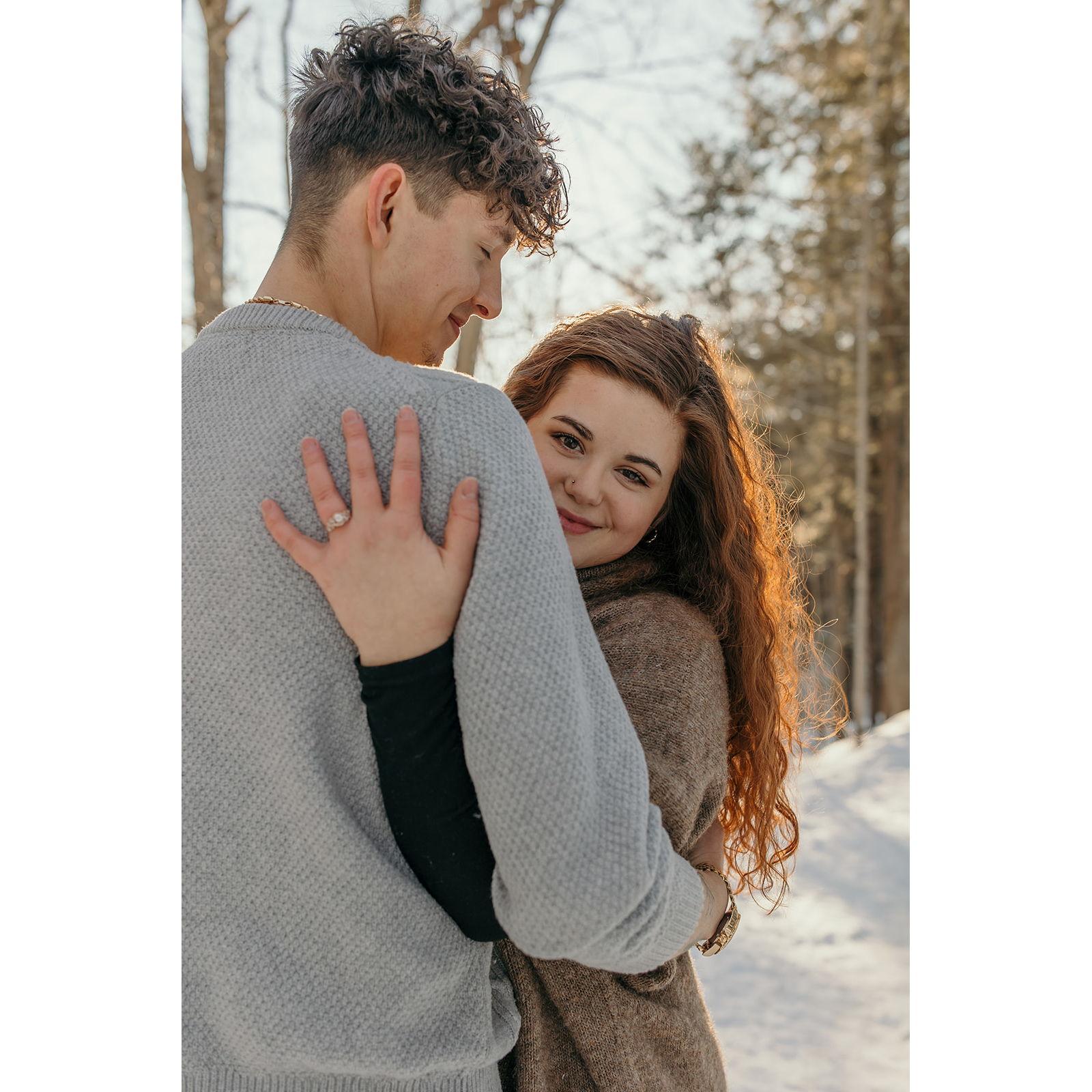 Engagement pictures at Vaughan Woods