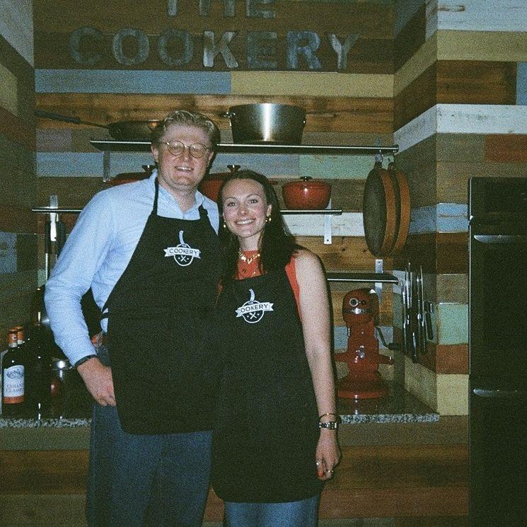 For our 1st anniversary, we went to a cooking class to grow our love on cooking together!