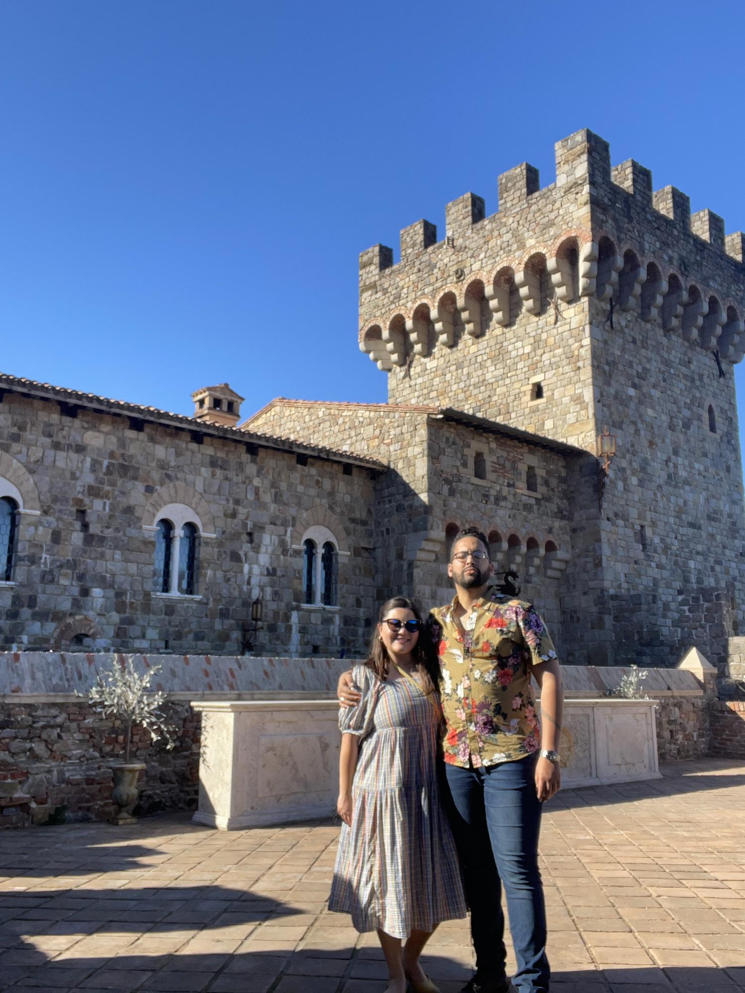 Wine tasting in Calistoga, CA - Feb. 2022