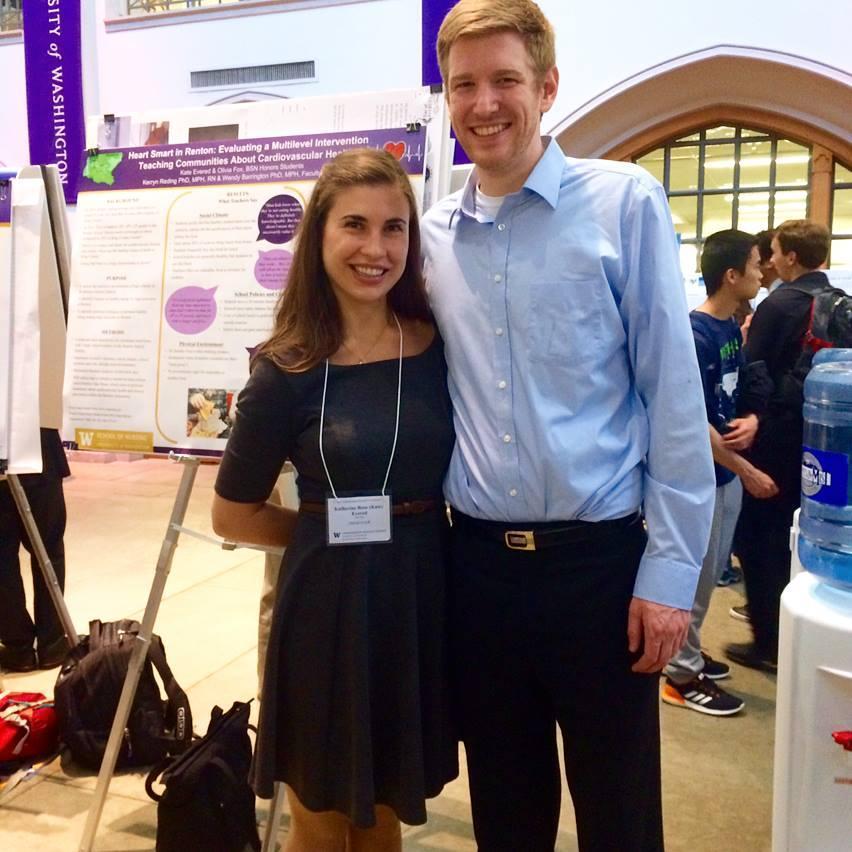 Kate presenting her undergrad research- June, 2017