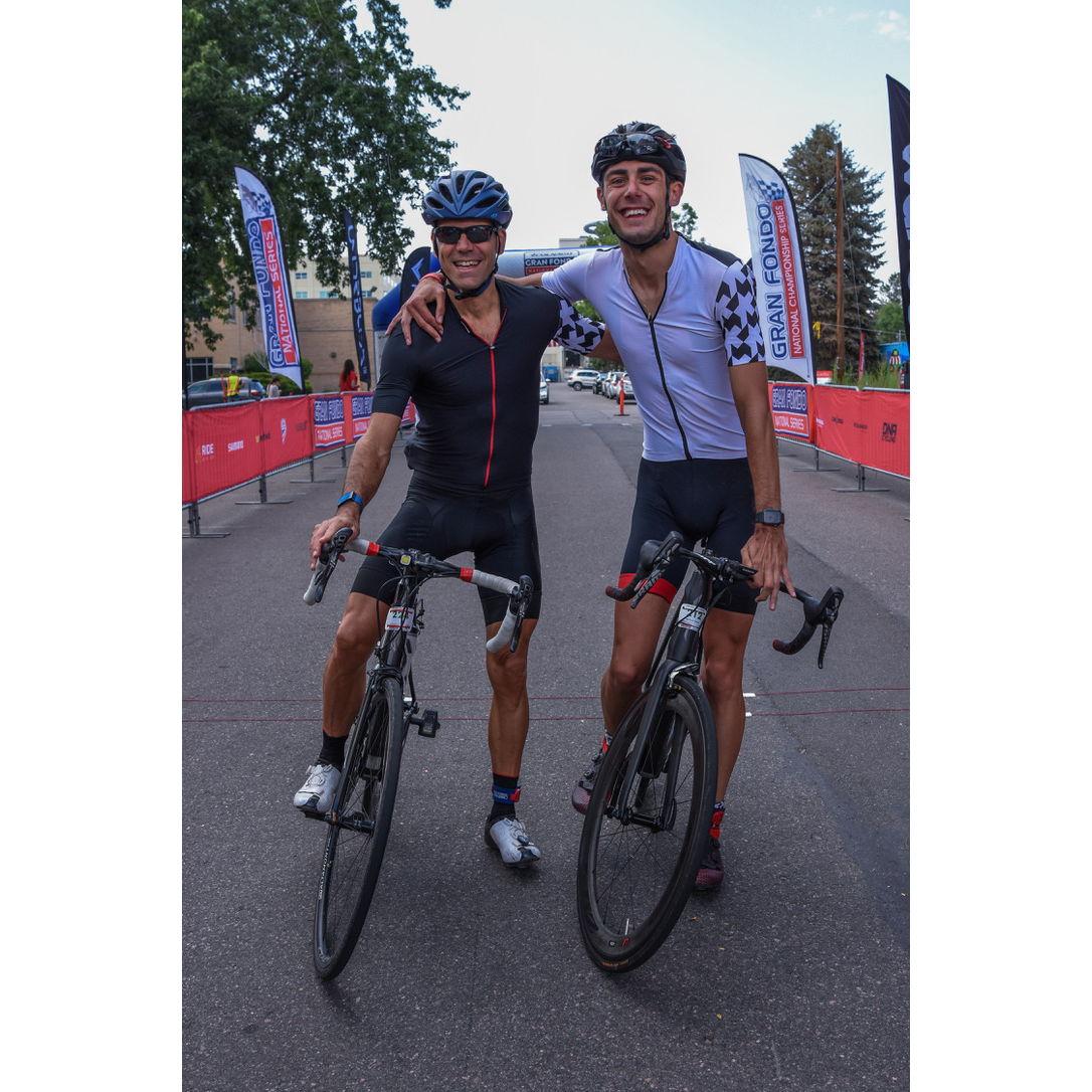 Finish of the Golden Gran Fondo, 2021. This race is brutal but every year we find ourselves coming back for more!