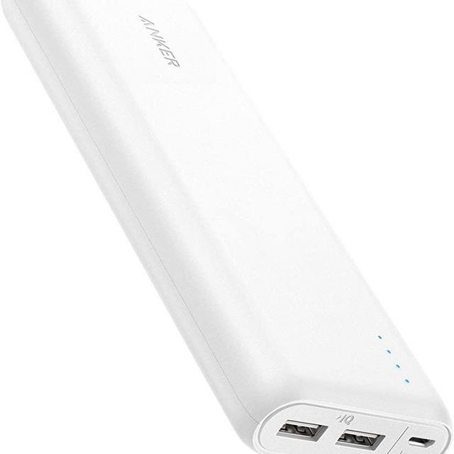 Anker Portable Charger PowerCore 20100mAh - Ultra High Capacity Power Bank with 4.8A Output, External Battery Pack for iPhone, iPad & Samsung Galaxy & More (White)