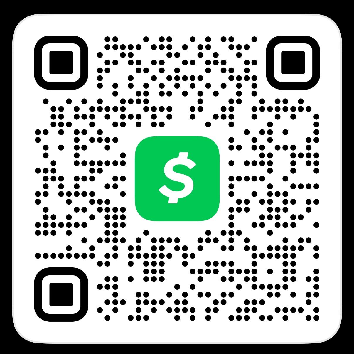 Donations toward honeymoon are accepted! Here is our Cashapp QR code: