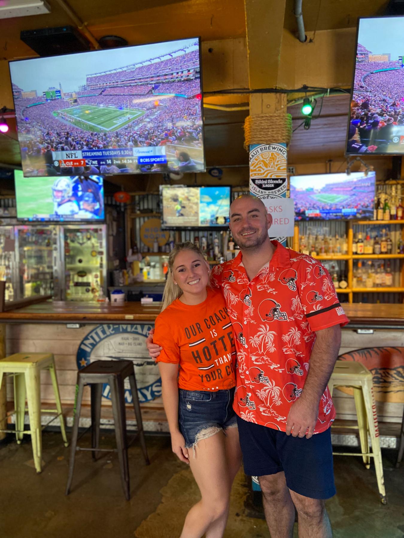 Still cheering for the Browns in Hawaii