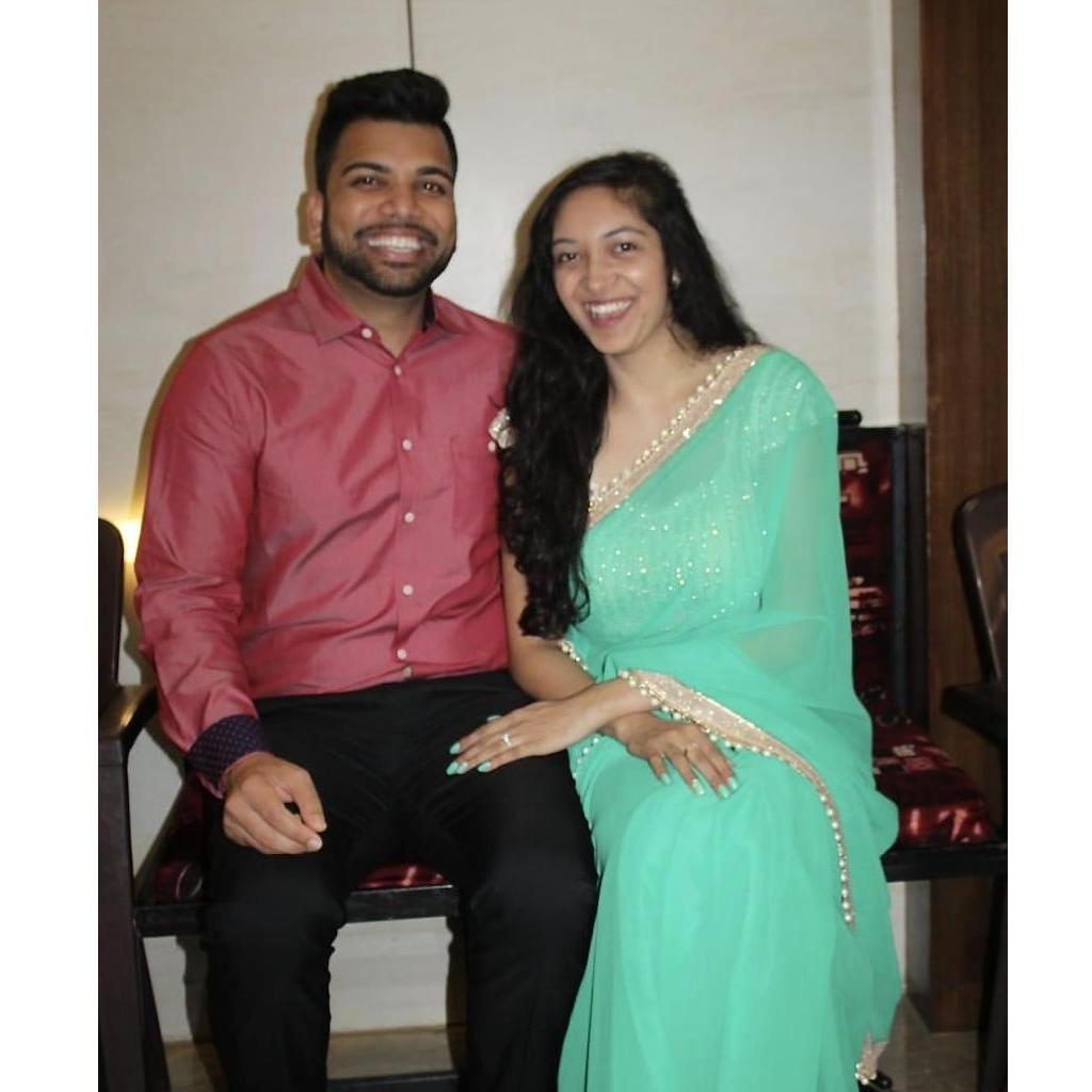 Celebrating our engagement in India!