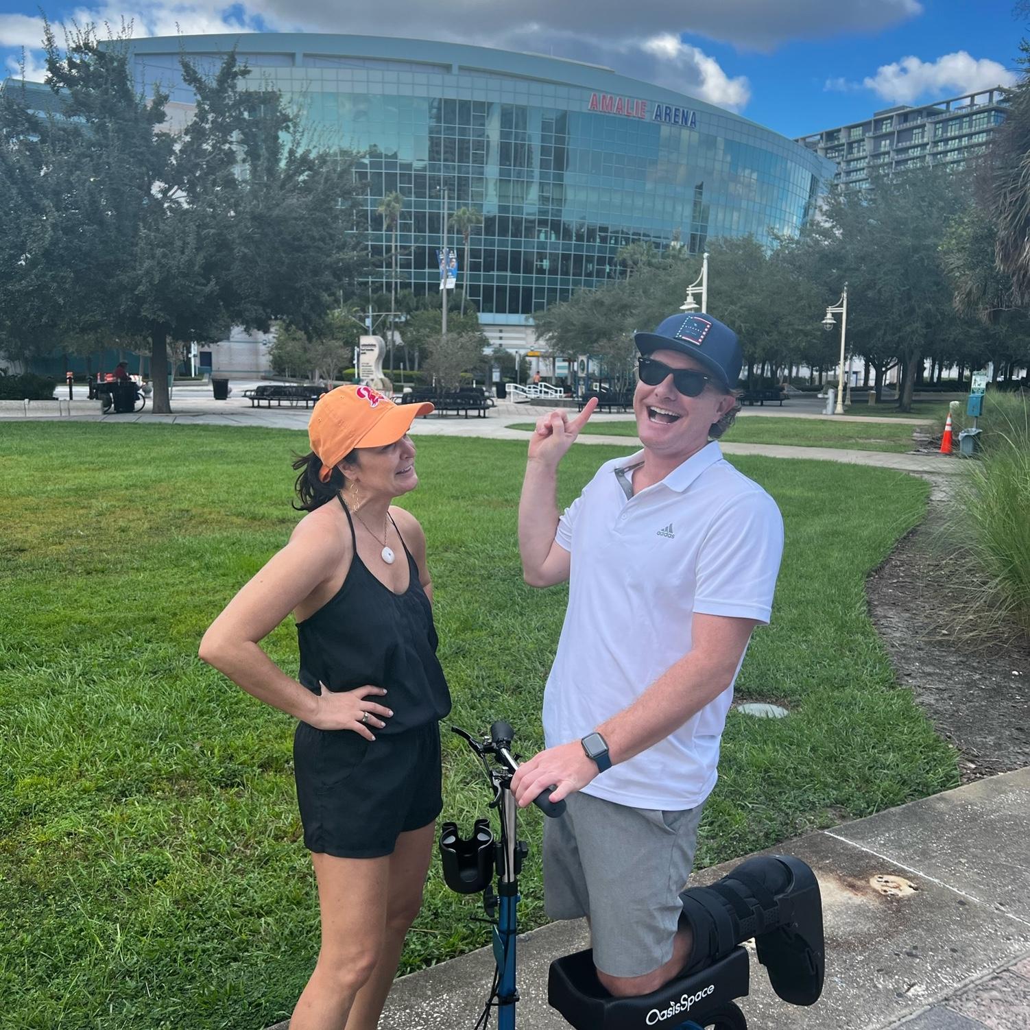 Amalie Arena. The site where The Avalanche beat the Tampa Bay Lightning to win the Stanley Cup.